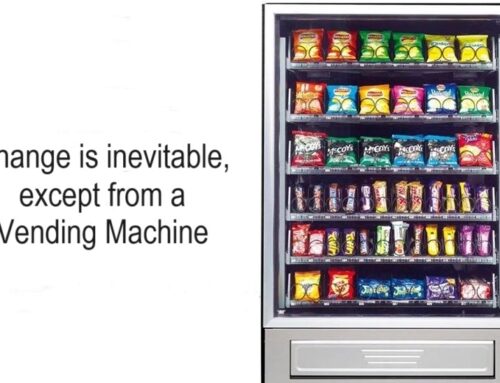 Change is inevitable, except from vending machines